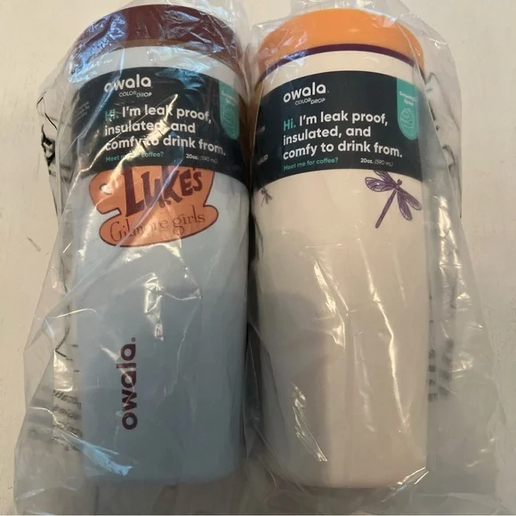 Owala Gilmore girls tumblers smooth sip new set - Picture 1 of 9